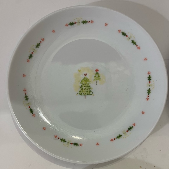 Boston Warehouse Trading Corp Holiday Dinner Plate Set Vintage Christmas 2002 - Picture 5 of 7